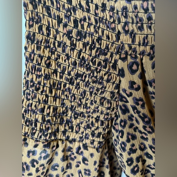 CeCe Smocked Off-Shoulder
Leopard Print Blouse in Spice - Picture 9 of 10
